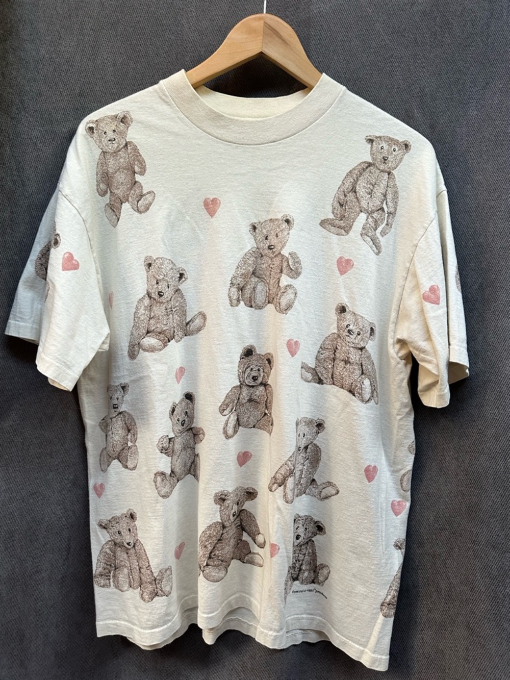 1995 vintage teddy bears T-shirt Rel E Vant Products AOP